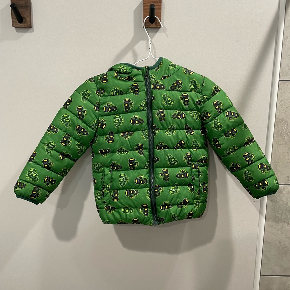 John Deere Green Puffer Jacket